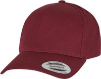 Flexfit 5-Panel Curved Classic Snapback Pet - Rood