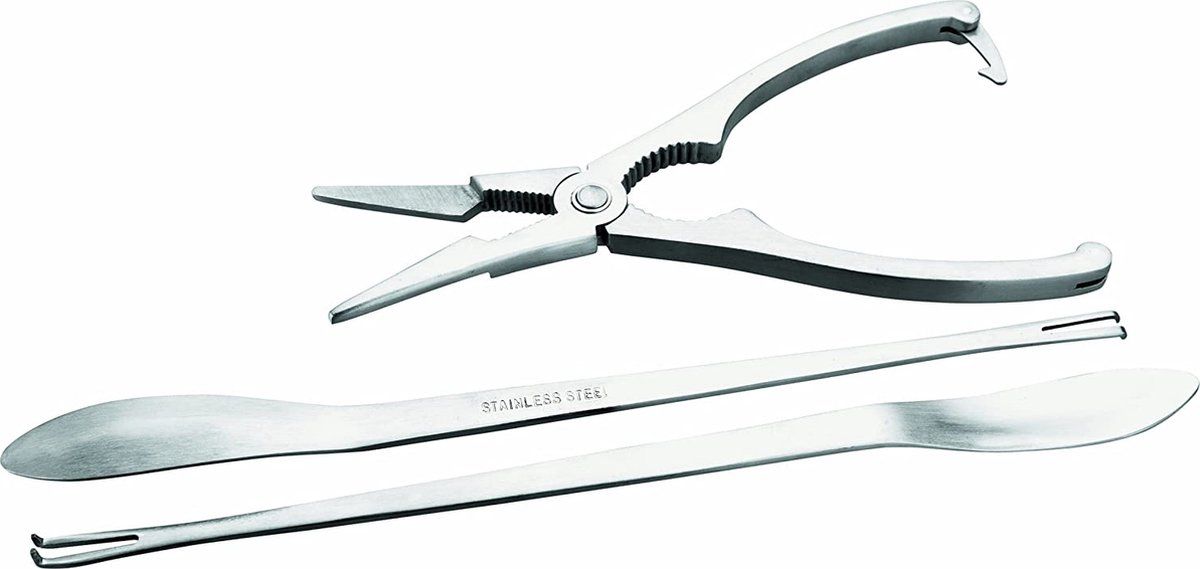 Ibili Kreeftenset RVS Zilver