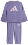 Adidas Essentials French Terry Joggers Set Paars 12-24 Months Kinderen