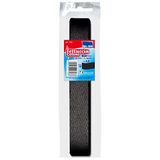 PARODI & PARODI Riem 3,5 m breedte 15 mm, multifunctionele band kleur zwart, elastische band van zwart katoen voor naaiwerk, standaard
