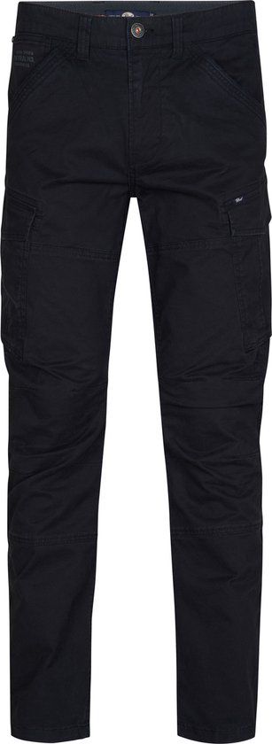 Petrol Industries Heren Cargo Broek - Shellfront - Zwart - Maat W34L32