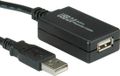 Value USB 2.0 Verleng kabel met actieve Repeater, zwart, 12 m