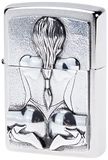 Zippo Aansteker 2002548 Kneeling Girl Embleem benzine-aansteker, messing