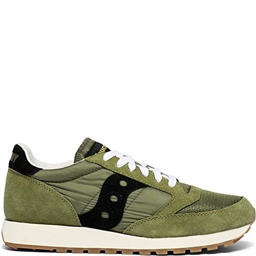 Saucony Jazz Original Vintage, Sneaker Uomo, Verde Nero, 46.5 EU