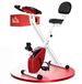 HOMCOM Magnetische Hometrainer - Staal - 43x97x109cm - Wit