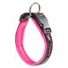 Ferplast Halsband SPORT DOG C25/65, Zachte vulling, Reflecterende naden, Etiket naam gezelschapsdier, H: 55÷65 cm - B: 25 mm Fuchsia