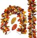 Ibenzoa® Guirlandes décoratives avec Magnolia artificiel et feuilles d'érable - Set de 2 pour décoration intérieure et extérieure