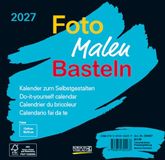 Foto-Malen-Basteln Korsch Verlag Foto-Malen-Basteln Bastelkalender schwarz quer 2027