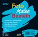 Foto-Malen-Basteln Korsch Verlag Foto-Malen-Basteln Bastelkalender schwarz quer 2027
