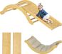 AIYAPLAY Klimrek voor Kinderen Grenenhout, meerlaags paneel 168L x 49,5B x 39,5H cm Natuurlijk hout