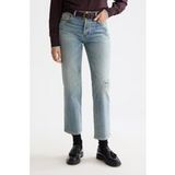 Scotch & Soda The Sky Straight Jeans — Mountain Escape Maat: W25L32 | Straight Jeans Outlet | Dames | Blauw
