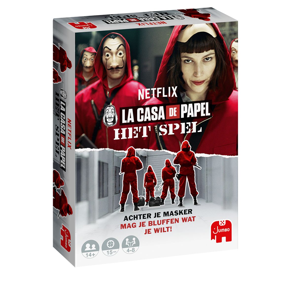 Jumbo La Casa de Papel - Het Spel - Bordspel - Escape Game - 4-8 Spelers - Vanaf 14 Jaar