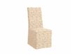 Sure Fit Scroll Box Kussen Volledige Eetkamer Stoel Cover, Champagne