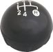 Simoni Racing Pookknop OEM Fiat 500 2007- - Zwart Leder