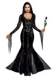 Dreamgirl 10639 Frightfully Beautiful kostuum, dames, zwart, X-Large