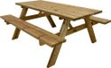 AXI Julie Picknicktafel van hout Klassiek 177 x 154 cm - Bruin