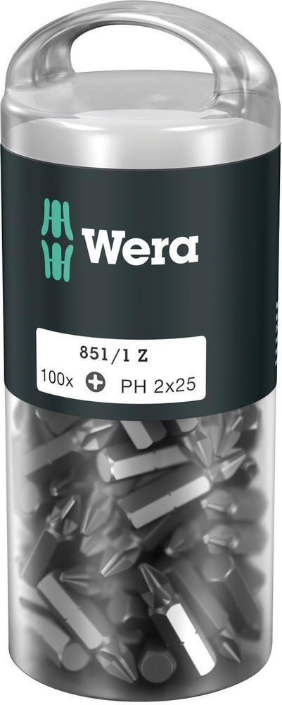 Wera Bit 1/4 inch DIN 3126 E 6 3 PH1x 25mm Pak van 100