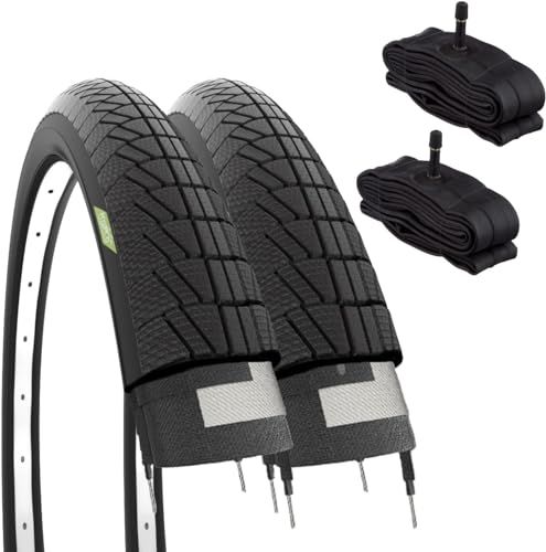 2 Amerika 2 banden 14 x 1,75 cm (47-254) + luchtkamers voor stadsfiets kinderen