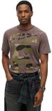 Superdry Osaka T-shirt Heren Dusty Brown S
