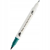 Pentel Brush Sign Pen Twin - Donkergroen