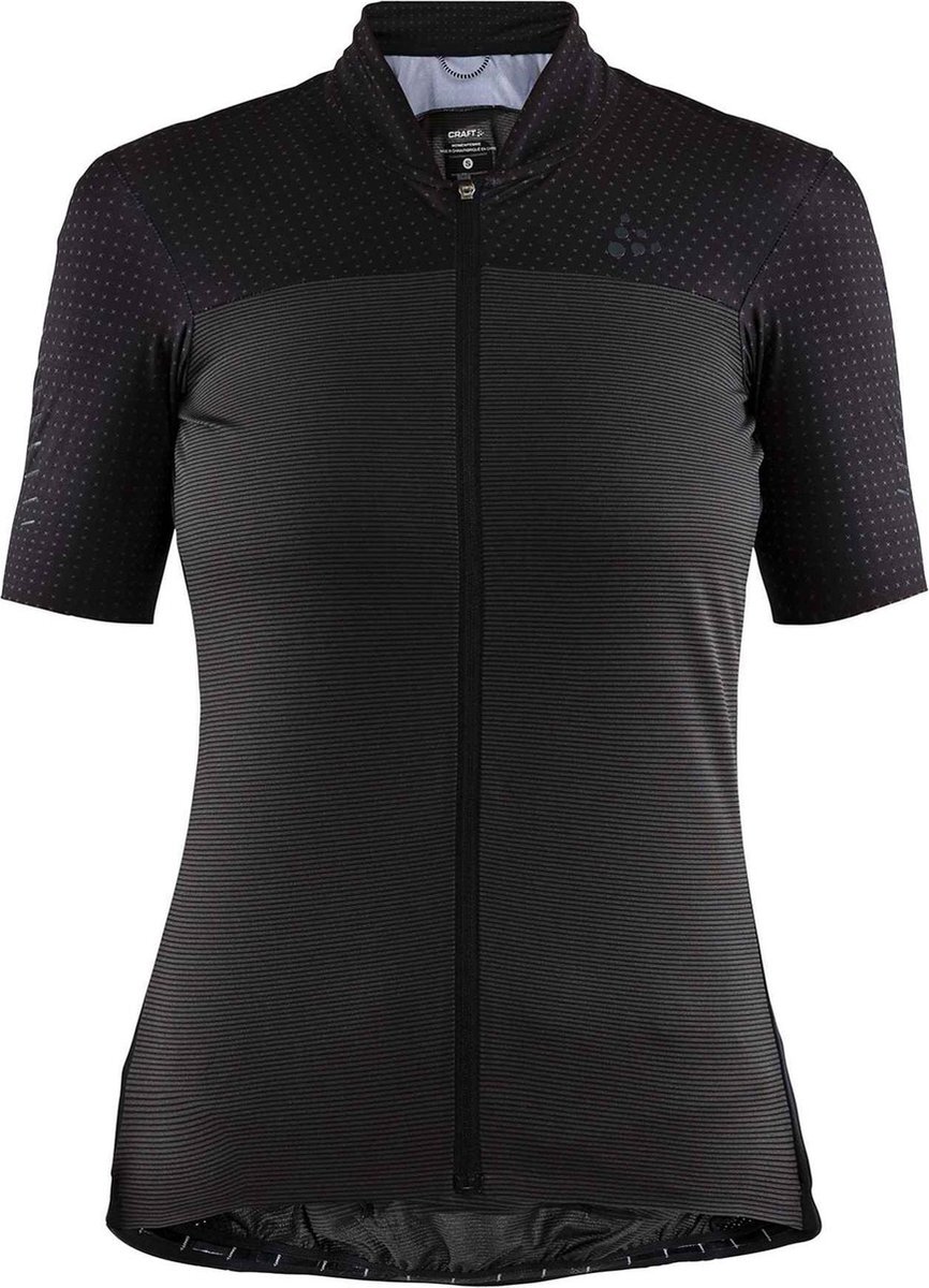 Craft Hale Glow Jersey W Fietsshirt Vrouwen - Zwart - Maat L