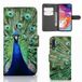 Samsung Galaxy A70 Étui de téléphone avec fentes pour cartes Paon