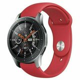 By Qubix - Rubberen sportband - Rood - geschikt voor Huawei Watch 5 - 46mm