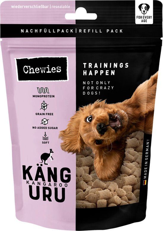 Chewies Trainingshapjes Hondensnacks Kangoeroe 175 gr