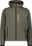 CMP Softshell waterdichte jas voor heren, olijf, maat S