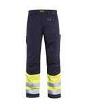 Blakläder 18691514 Multinorm-winterbroek, marineblauw/geel, maat C50