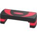 Stepper Fitness Aérobic Hauteur Réglable Surface Antidérapante 80 X 31 X 20 Cm Noir Rouge