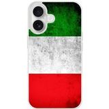 Apple iPhone 16 Drapeau italie Verstevigd hoesje met sublimatie bedrukking