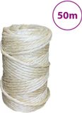 vidaXL Touw 4 mm 50 m 100% sisal