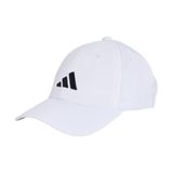 adidas Bball Lt Emb New Logo Hat, White/Black, S-M