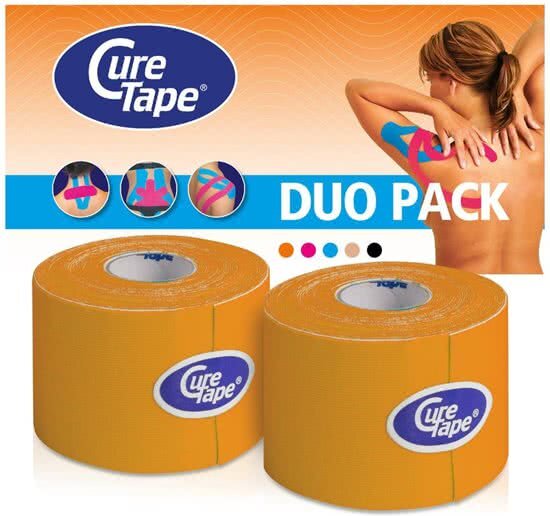 Cure Tape Voordeelset - 2x - 5cm * 5m - Oranje