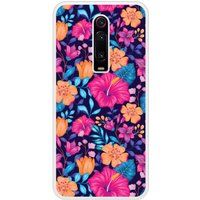 Mi 9T Fleurs Exotiques Bedrukt Siliconen Hoesje