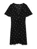 VERO MODA VMALBA SS SHORT DRESS WVN NOOS Robe courte Femme Noir M