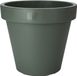 Pro Garden Bloempot - donkergroen - rond - D50 cm - kunststof