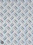 GAH Alberts Structuurplaat Metaal Zilver 200 x 1000 mm