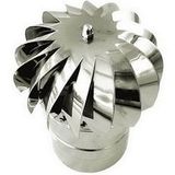 Mbm – Chapeau de cheminée pour conduit DN 140 – Acier inoxydable 316 – Résistant à la corrosion – Norme EN1856-2