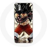 Maniacase Hoesje voor Xiaomi Redmi Note 10 5G Luffy Gear 5 One Piece Anime Manga