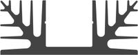 Fischer Elektronik SK 08 50 SA Koellichaam 2.3 K/W (l x b x h) 50 x 88 x 35 mm
