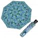 Doppler Automatic Paraplu Dames Paisley Blauw Inklapbaar met Hoes