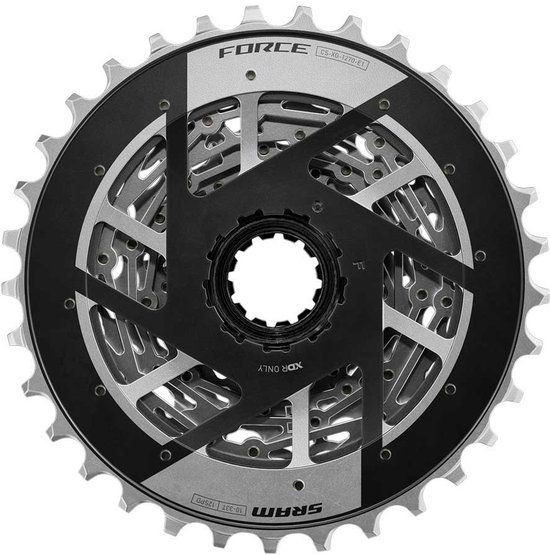 SRAM Force XG-1270 Cassette 10-36t 12-speed Grijs Staal