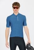 ENDURANCE Fahrradshirt Logan Blauw-gemêleerd S