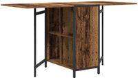 vidaXL Eettafel 144 x 60 x 75 cm Bewerkt hout Oud hout Rechthoekig