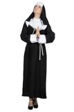 Wilbers Nonnenkleding dame 3-delig - Zwart - Maat 38