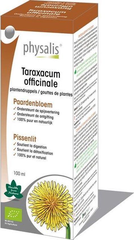 Physalis Plantendruppels Taraxacum Officinale Vloeibaar 100ml