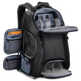 K&F Concept Cameratas, waterdichte cameratas met regenhoes, statiefhouder, zwart., 25 liters, Casual