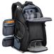 K&F Concept Cameratas, waterdichte cameratas met regenhoes, statiefhouder, zwart., 25 liters, Casual